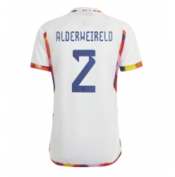 Belgium Toby Alderweireld #2 Away Stadium Replica Jersey World Cup 2022 Short Sleeves