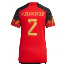 Belgium Toby Alderweireld #2 Home Stadium Replica Jersey Women World Cup 2022 Short Sleeves