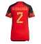 Belgium Toby Alderweireld #2 Home Stadium Replica Jersey Women World Cup 2022 Short Sleeves