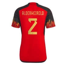 Belgium Toby Alderweireld #2 Home Stadium Replica Jersey World Cup 2022 Short Sleeves