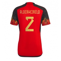 Belgium Toby Alderweireld #2 Home Stadium Replica Jersey World Cup 2022 Short Sleeves