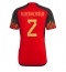 Belgium Toby Alderweireld #2 Home Stadium Replica Jersey World Cup 2022 Short Sleeves