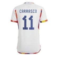 Belgium Yannick Carrasco #11 Away Stadium Replica Jersey World Cup 2022 Short Sleeves