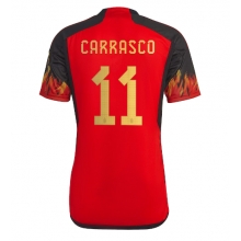 Belgium Yannick Carrasco #11 Home Stadium Replica Jersey World Cup 2022 Short Sleeves