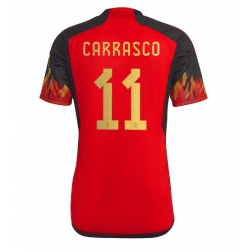 Belgium Yannick Carrasco #11 Home Stadium Replica Jersey World Cup 2022 Short Sleeves