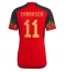 Belgium Yannick Carrasco #11 Home Stadium Replica Jersey World Cup 2022 Short Sleeves