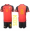 Belgium Youri Tielemans #8 Home Stadium Replica Jersey Kids World Cup 2022 Short Sleeves (+ pants)