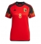 Belgium Youri Tielemans #8 Home Stadium Replica Jersey Women World Cup 2022 Short Sleeves