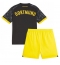 Borussia Dortmund Away Stadium Replica Jersey Kids 2023-24 Short Sleeves (+ pants)