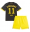 Borussia Dortmund Marco Reus #11 Away Stadium Replica Jersey Kids 2023-24 Short Sleeves (+ pants)