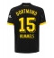 Borussia Dortmund Mats Hummels #15 Away Stadium Replica Jersey Women 2023-24 Short Sleeves