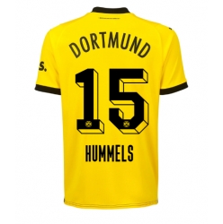 Borussia Dortmund Mats Hummels #15 Home Stadium Replica Jersey 2023-24 Short Sleeves