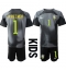 Brazil Alisson Becker #1 Goalkeeper Home Stadium Replica Jersey Kids World Cup 2022 Short Sleeves (+ pants)