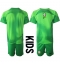 Brazil Goalkeeper Away Stadium Replica Jersey Kids World Cup 2022 Short Sleeves (+ pants)