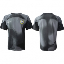 Brazil Goalkeeper Home Stadium Replica Jersey World Cup 2022 Short Sleeves