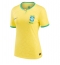 Brazil Home Stadium Replica Jersey Women World Cup 2022 Short Sleeves