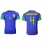 Brazil Marquinhos #4 Away Stadium Replica Jersey World Cup 2022 Short Sleeves