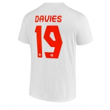 Canada Alphonso Davies #19 Away Stadium Replica Jersey World Cup 2022 Short Sleeves