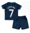 Chelsea Raheem Sterling #7 Away Stadium Replica Jersey Kids 2023-24 Short Sleeves (+ pants)