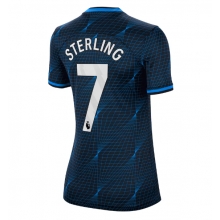 Chelsea Raheem Sterling #7 Away Stadium Replica Jersey Women 2023-24 Short Sleeves