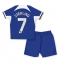 Chelsea Raheem Sterling #7 Home Stadium Replica Jersey Kids 2023-24 Short Sleeves (+ pants)