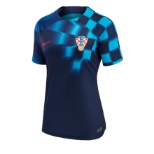 Croatia Away Stadium Replica Jersey Women World Cup 2022 Short Sleeves