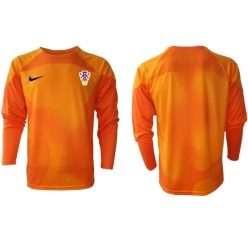 Croatia Goalkeeper Away Stadium Replica Jersey World Cup 2022 Long Sleeves