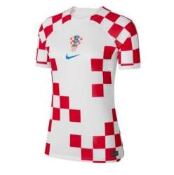 Croatia Home Stadium Replica Jersey Women World Cup 2022 Short Sleeves