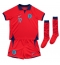 England Bukayo Saka #17 Away Stadium Replica Jersey Kids World Cup 2022 Short Sleeves (+ pants)