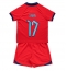 England Bukayo Saka #17 Away Stadium Replica Jersey Kids World Cup 2022 Short Sleeves (+ pants)