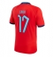 England Bukayo Saka #17 Away Stadium Replica Jersey World Cup 2022 Short Sleeves