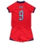 England Harry Kane #9 Away Stadium Replica Jersey Kids World Cup 2022 Short Sleeves (+ pants)