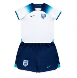 England Home Stadium Replica Jersey Kids World Cup 2022 Short Sleeves (+ pants)