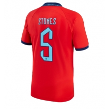 England John Stones #5 Away Stadium Replica Jersey World Cup 2022 Short Sleeves