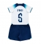 England John Stones #5 Home Stadium Replica Jersey Kids World Cup 2022 Short Sleeves (+ pants)