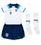 England Jordan Henderson #8 Home Stadium Replica Jersey Kids World Cup 2022 Short Sleeves (+ pants)