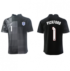 England Jordan Pickford #1 Goalkeeper Home Stadium Replica Jersey World Cup 2022 Short Sleeves