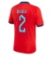 England Kyle Walker #2 Away Stadium Replica Jersey World Cup 2022 Short Sleeves