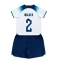 England Kyle Walker #2 Home Stadium Replica Jersey Kids World Cup 2022 Short Sleeves (+ pants)