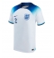 England Kyle Walker #2 Home Stadium Replica Jersey World Cup 2022 Short Sleeves