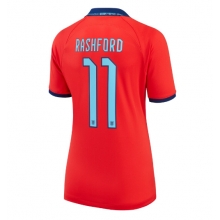 England Marcus Rashford #11 Away Stadium Replica Jersey Women World Cup 2022 Short Sleeves