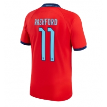 England Marcus Rashford #11 Away Stadium Replica Jersey World Cup 2022 Short Sleeves