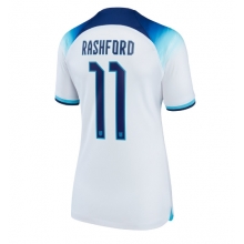 England Marcus Rashford #11 Home Stadium Replica Jersey Women World Cup 2022 Short Sleeves