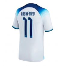 England Marcus Rashford #11 Home Stadium Replica Jersey World Cup 2022 Short Sleeves