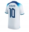 England Raheem Sterling #10 Home Stadium Replica Jersey World Cup 2022 Short Sleeves