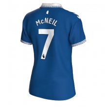 Everton Dwight McNeil #7 Home Stadium Replica Jersey Women 2023-24 Short Sleeves