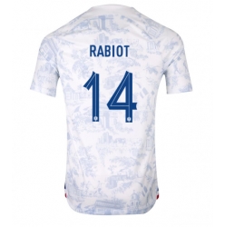 France Adrien Rabiot #14 Away Stadium Replica Jersey World Cup 2022 Short Sleeves