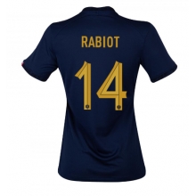 France Adrien Rabiot #14 Home Stadium Replica Jersey Women World Cup 2022 Short Sleeves