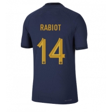 France Adrien Rabiot #14 Home Stadium Replica Jersey World Cup 2022 Short Sleeves