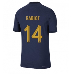 France Adrien Rabiot #14 Home Stadium Replica Jersey World Cup 2022 Short Sleeves